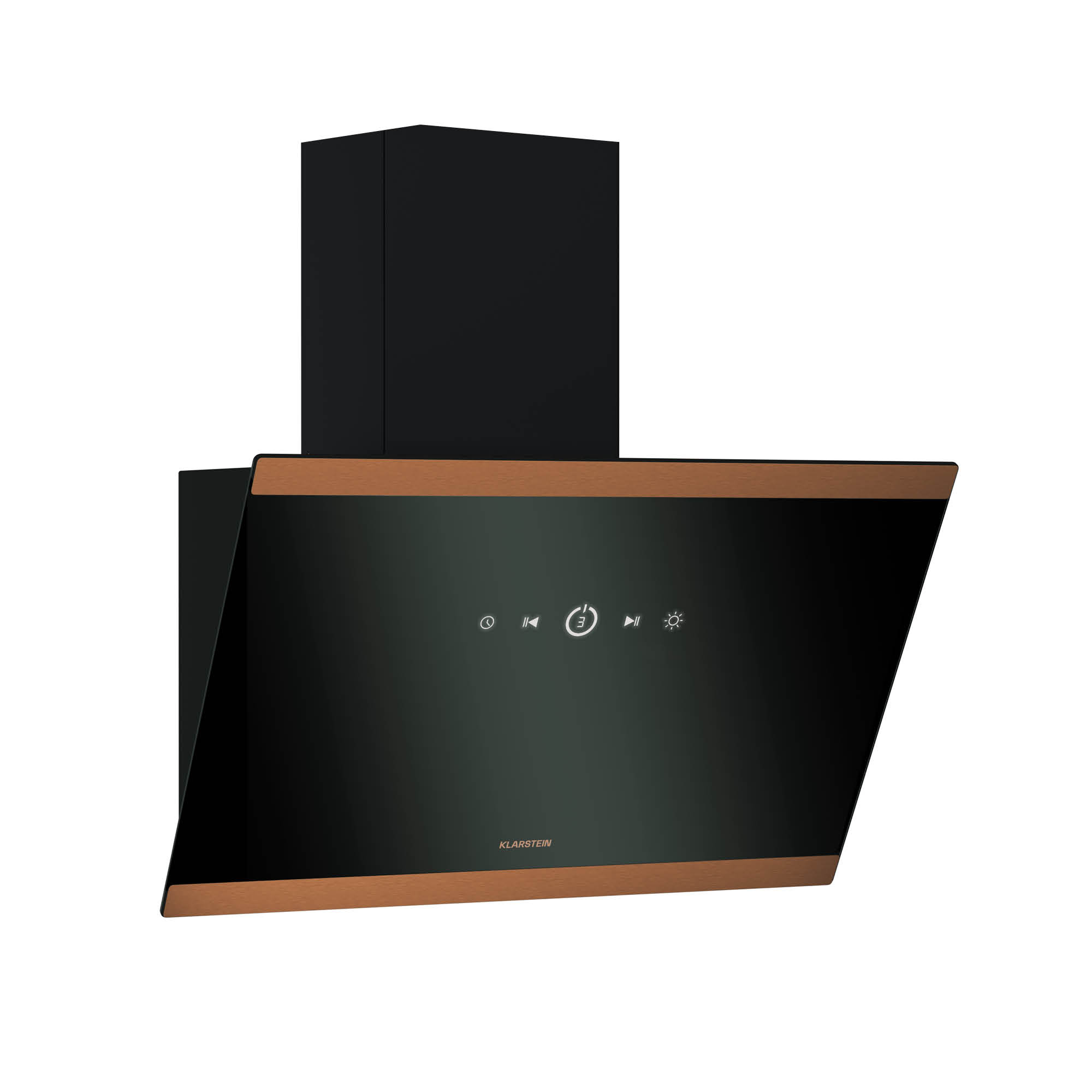 Klarstein FlashLine 60 napa, A++, 524 m3/h, 3 razine, dotaknuti, tiho, LED, ekstrakcija/recirkulacija, 100 W