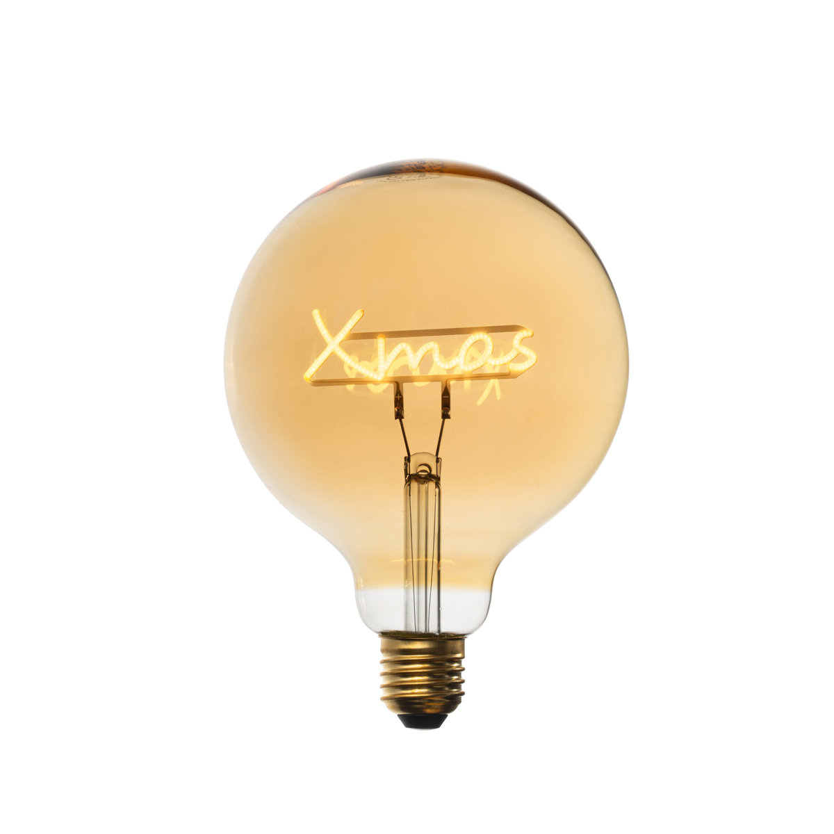 Božićna E27 LED žarulja G125 Amber 1,8W 100 lm 1800K