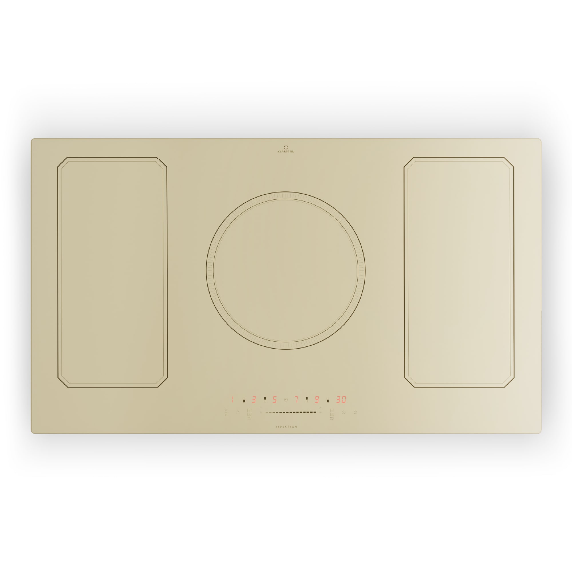 Klarstein Victoria 5 Flex, indukcijska ploča, ugradbena, 7400W, 2 Flex zone, timer