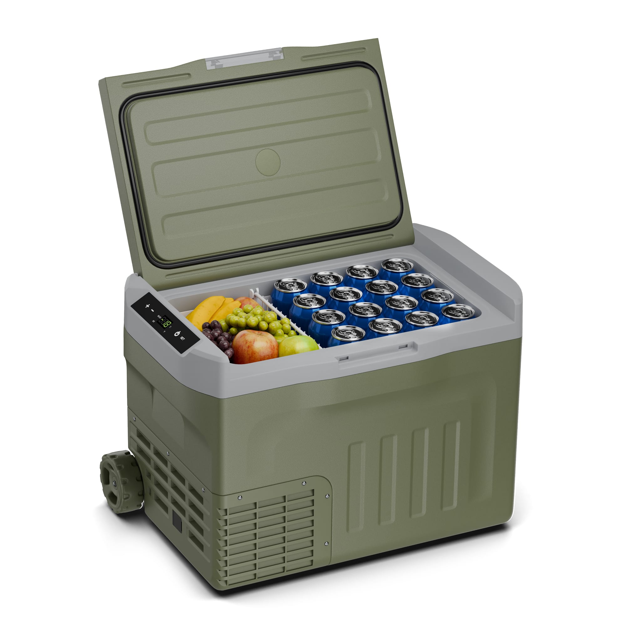 Klarstein PolarForce 30L kompresorska rashladna kutija, LCD panel, osvjetljenje, off-road, zaštita baterije, 12V/230V