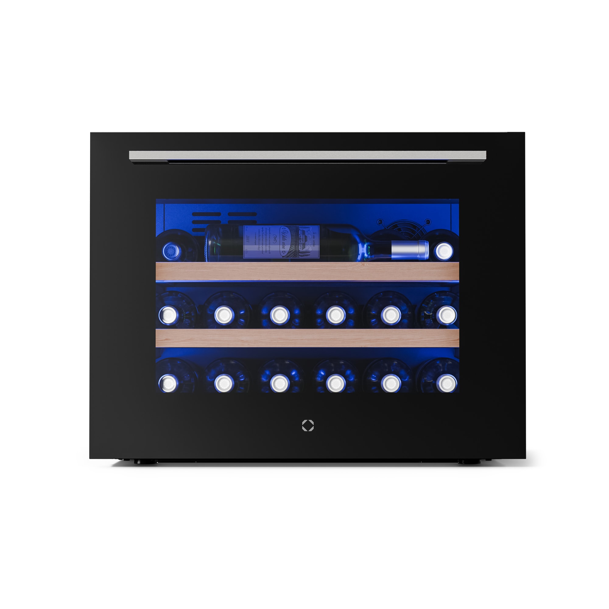 Klarstein Illuminosa ugradbeni vinski hladnjak | Moderan | UV zaštita | 61 litra | 19 boca | 60 cm