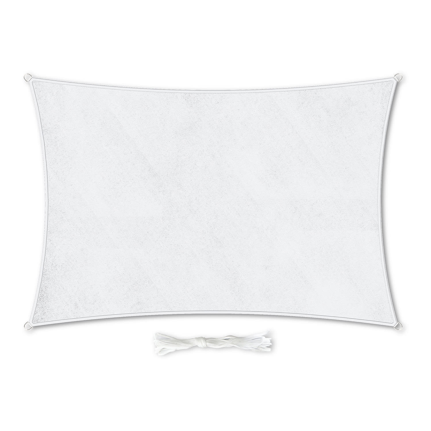 Blumfeldt Pravokutna tenda za zaštitu protiv sunca, 3 × 4 m, s prstenovima za pričvršćivanje, poliester, prozračna