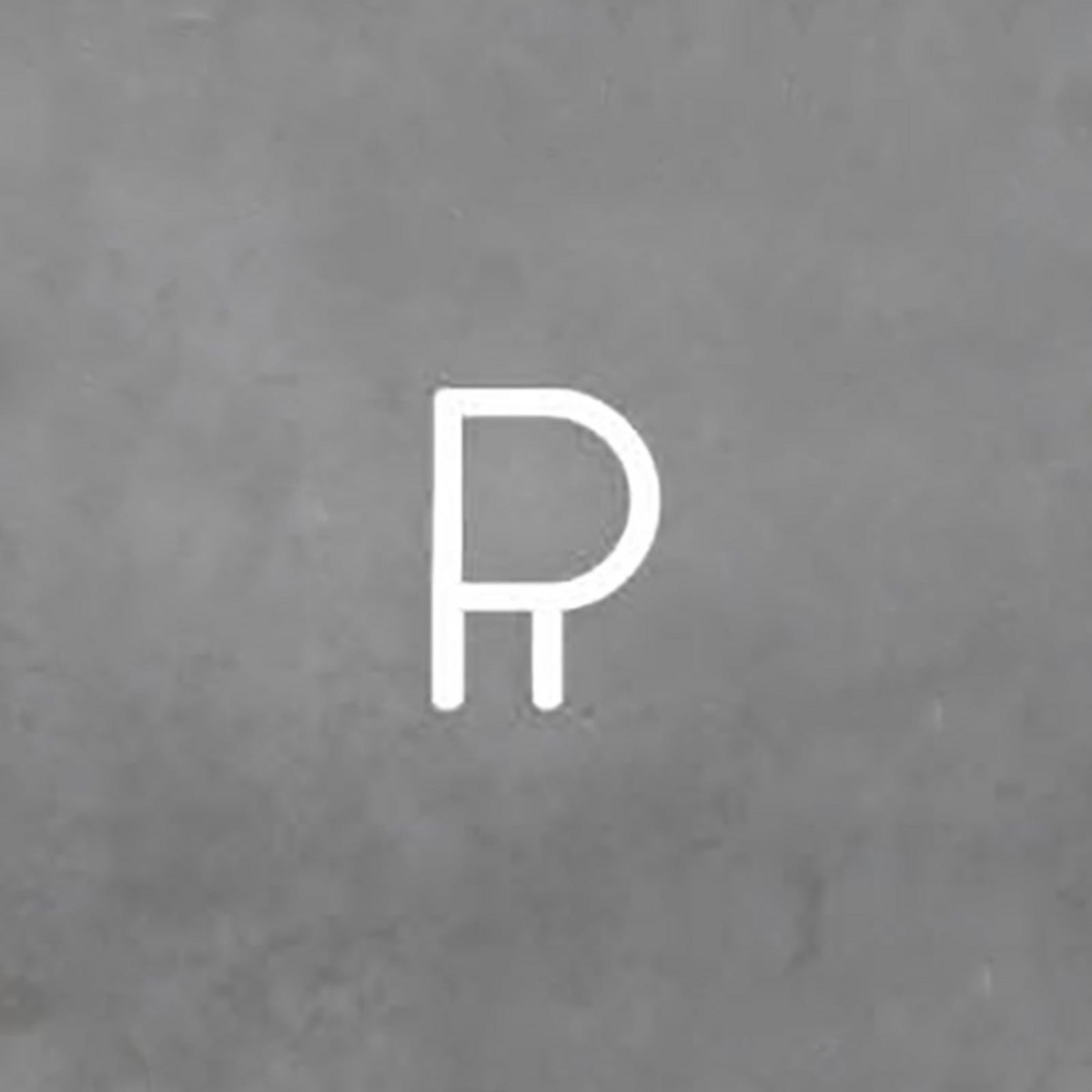 Artemidska abeceda svjetlosnog zida Veliko slovo R