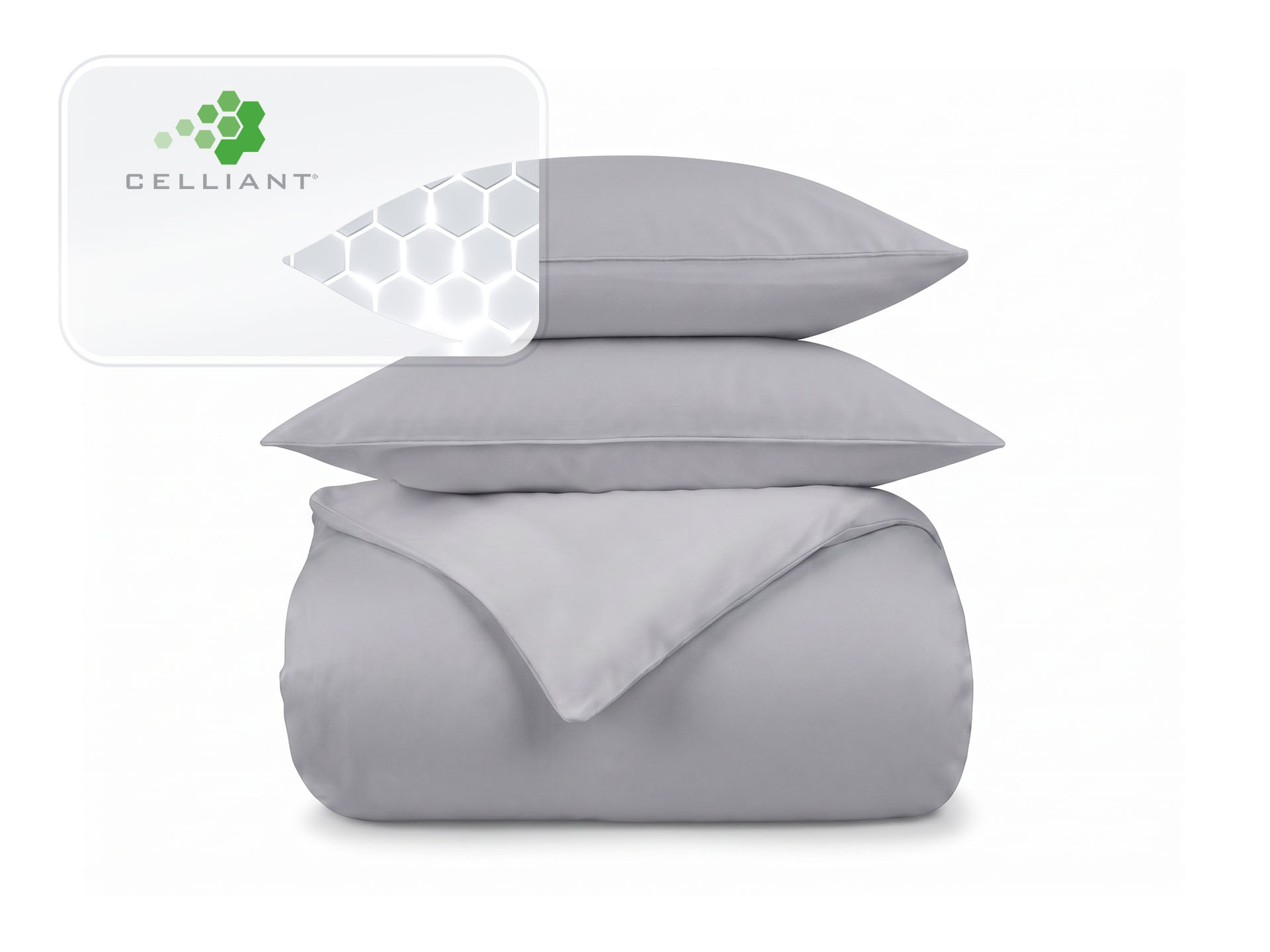 Posteljina Energy Dormeo siva 200x200 cm