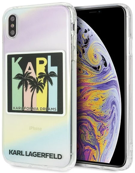 Maska Karl Lagerfeld iPhone Xs Max hardcase Kalifornia Dreams (KLHCI65IRKD)