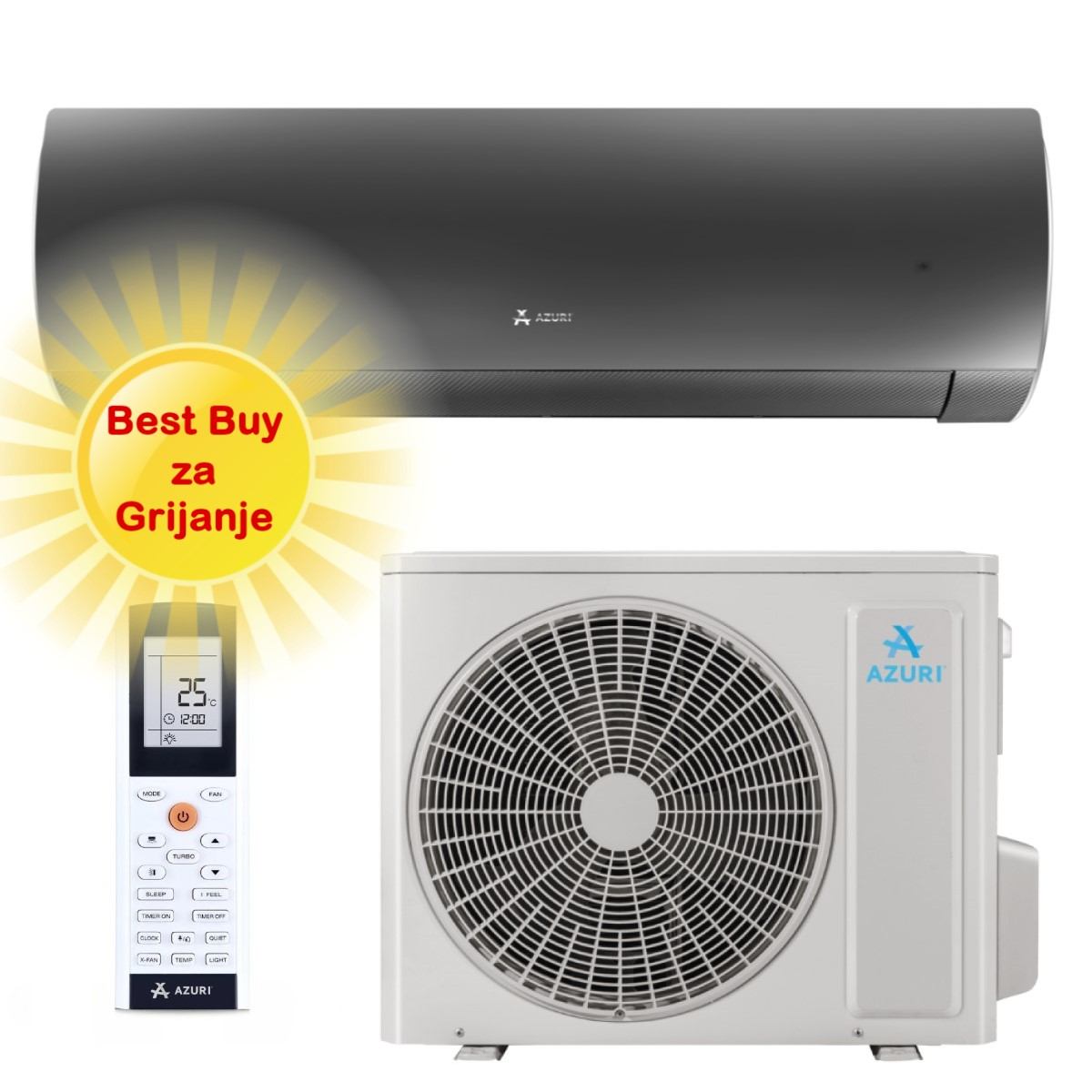 Azuri Klima Uređaj 3,5Kw Azi-Wo35Vb