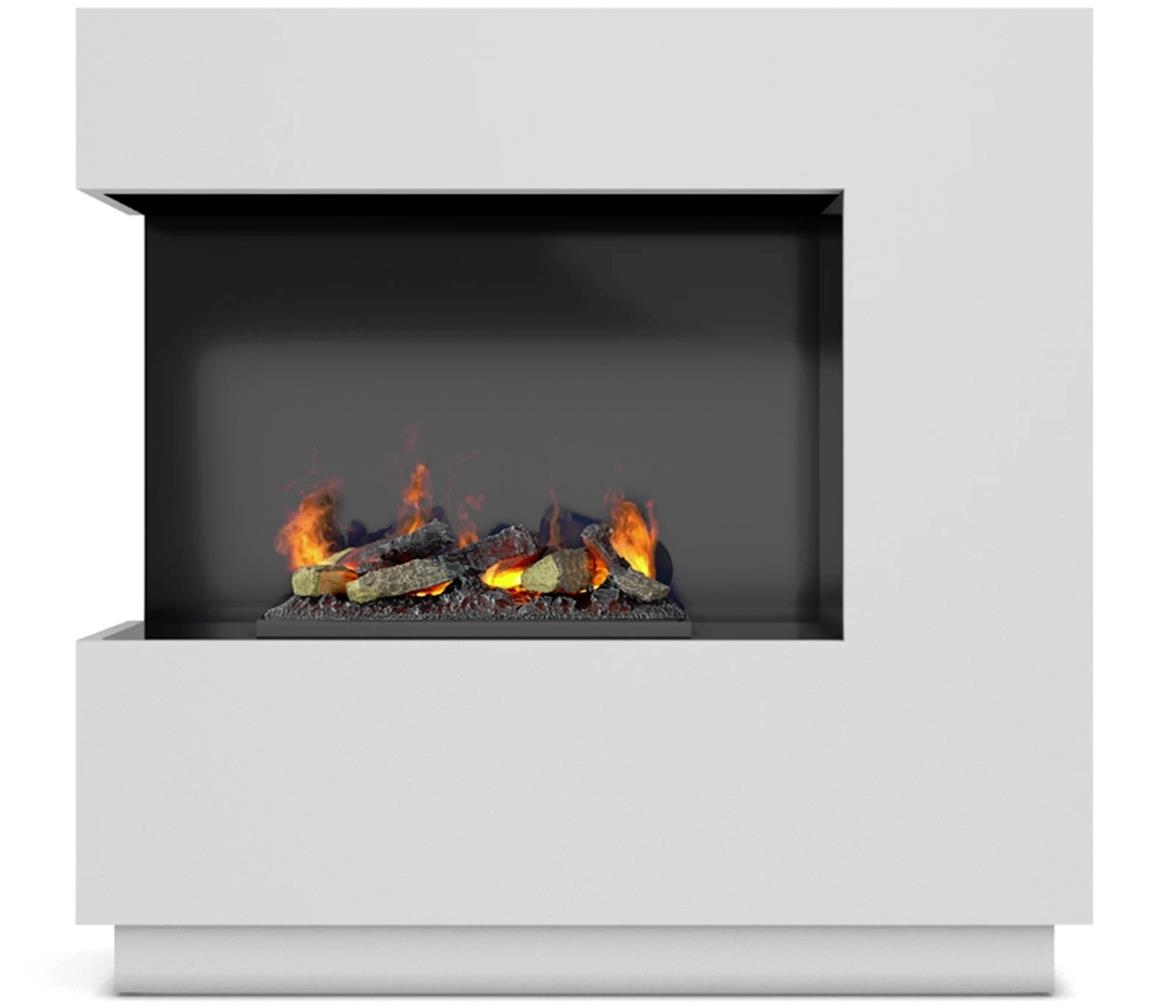 Elektricni kamin Zen Left 400/600 bijeli mat