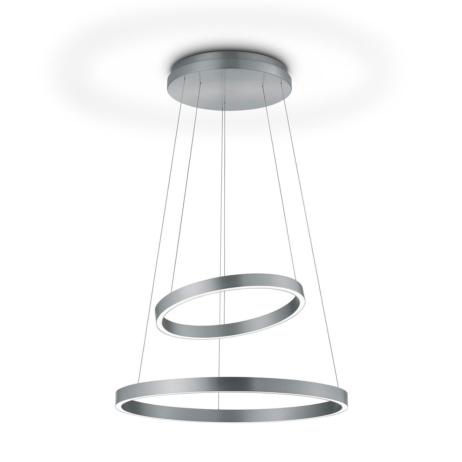 LED viseća lampa Lora-P mat nikal, upravljanje pokretima