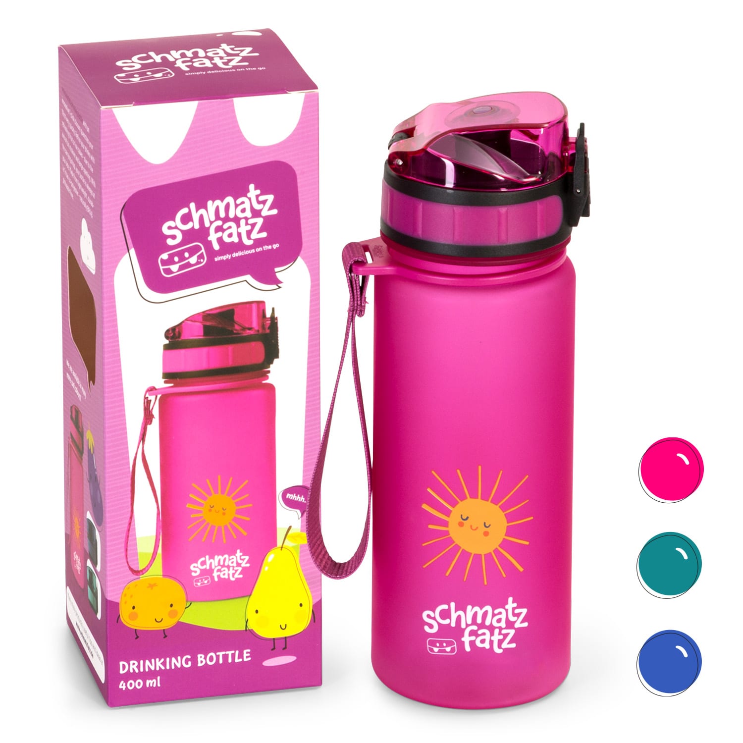 Klarstein Wakaba, boca za piće, 400 ml, Tritan, bez BPA