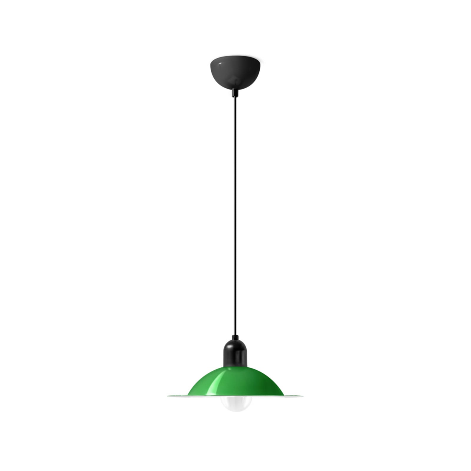 Stilnovo Lampiatta LED viseća lampa, Ø 28cm, zelena