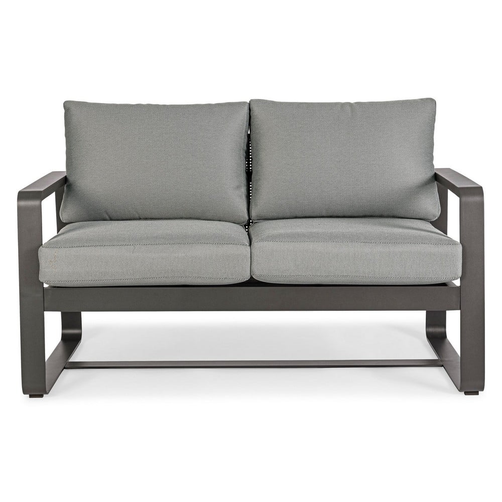 Siva vrtna sofa aluminijska Merrigan   – Bizzotto
