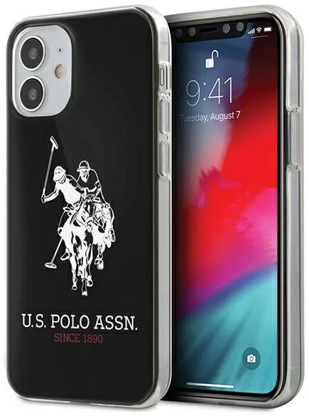 Maska US Polo USHCP12STPUHRBK iPhone 12 mini 5,4" black Shiny Big Logo (USHCP12STPUHRBK)