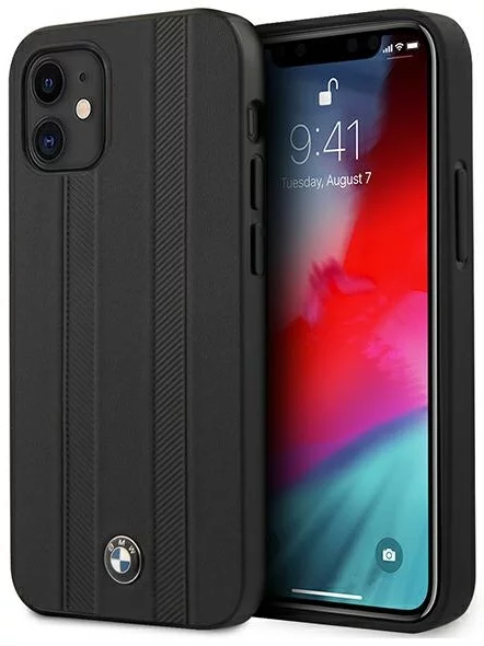 Maska Etui BMW BMHCP12STTBK iPhone 12 mini 5,4" black hardcase Signature Tire Marks (BMHCP12STTBK)