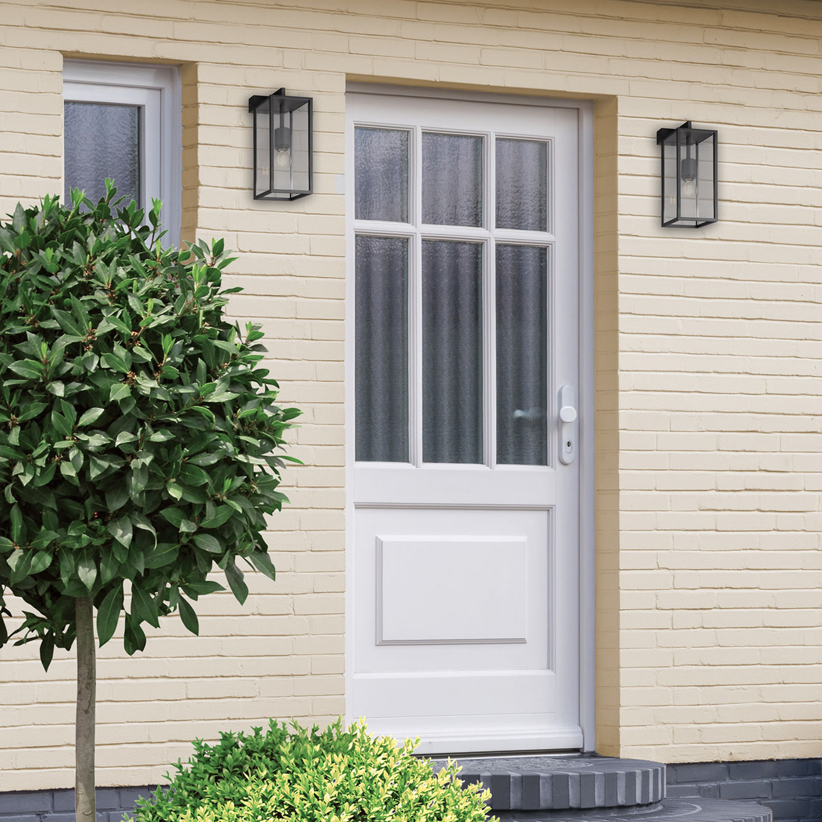 Vanjska zidna svjetiljka 5072 lampion u grafitnoj boji