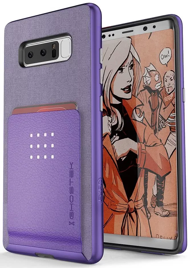 Maska Ghostek - Samsung Galaxy Note 8 Wallet Case Exec 2 Series, Purple (GHOCAS890)
