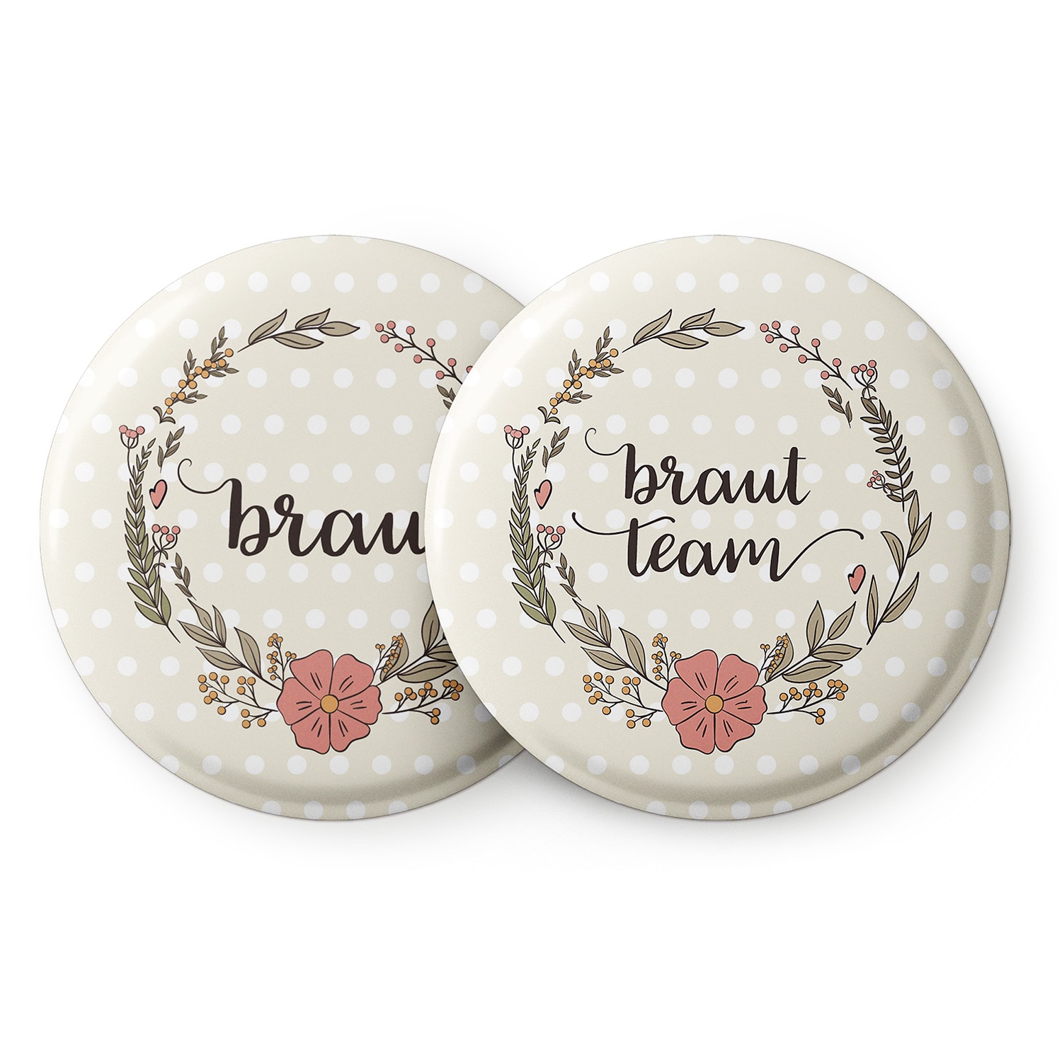 Spielehelden Značke Blumenstrauß Djevojčino zbogom slobode 12 bedževa 5,6 cm ekstra velikih Poklon djevojačkom oproštaj od slobode