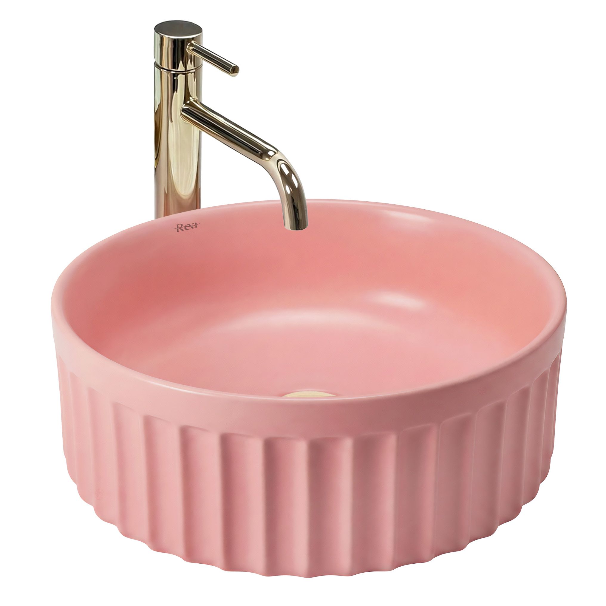 Nadgradni umivaonik DUO Sweet Pink Matt