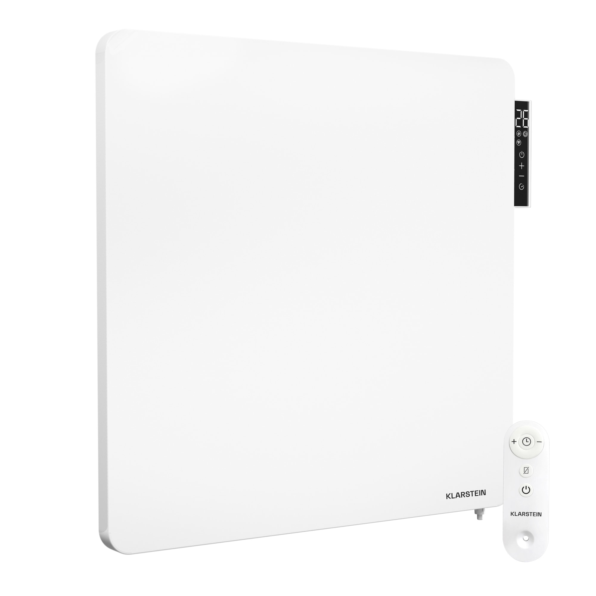 Klarstein Wonderbeam 450, infracrveni grijač, 60 x 60 cm, 450 W, tjedni timer, daljinski upravljač