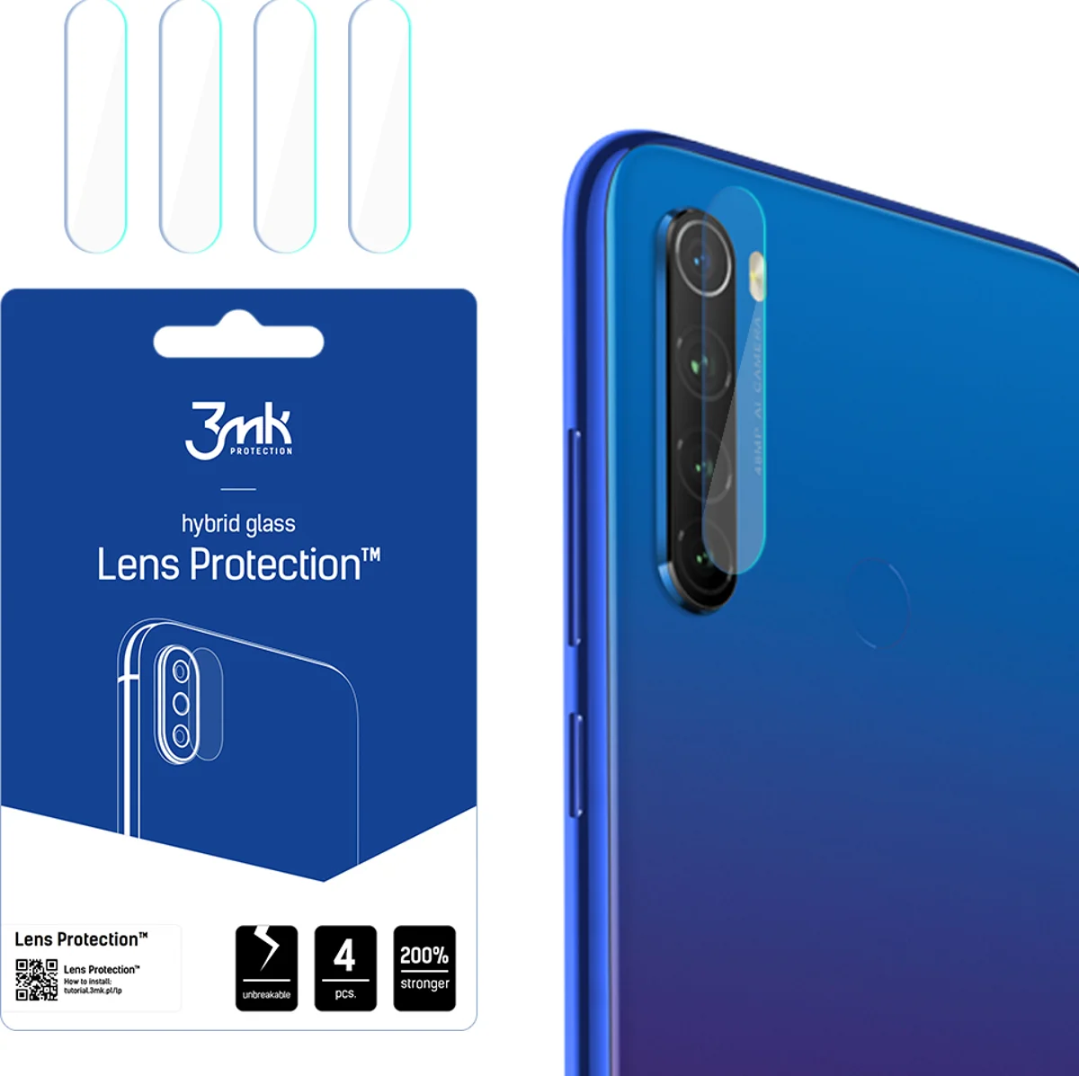 Zaštitno staklo 3MK Xiaomi Redmi Note 8T - 3mk Lens Protection