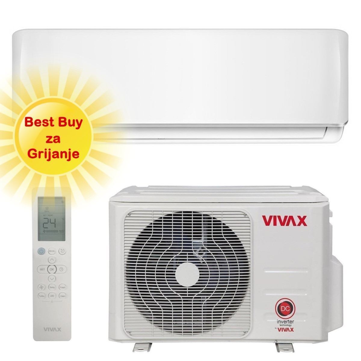 Vivax Klima Uređaj 2,64Kw Acp-09Ch25Aeri+ R32