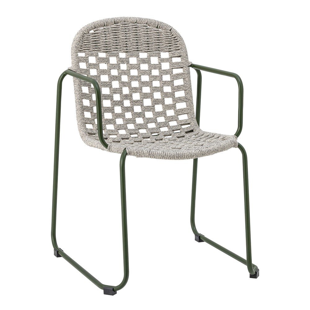 Siva metalna vrtna stolica Calana – Bloomingville
