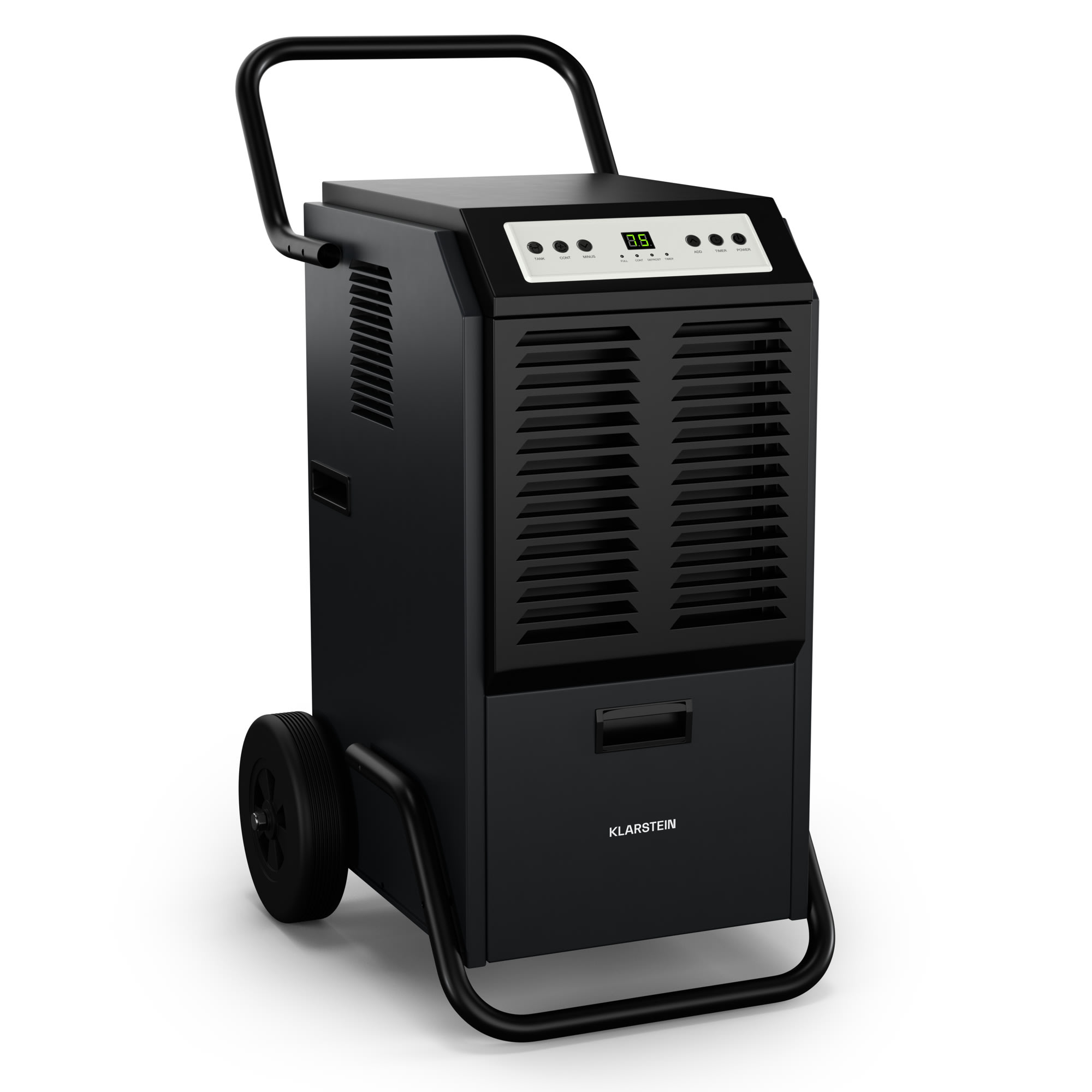 Klarstein DuraDry 70L odvlaživač zraka, 70 L/dan, 60-100 m2, nehrđajući čelik, mobilni, 450 m3/h