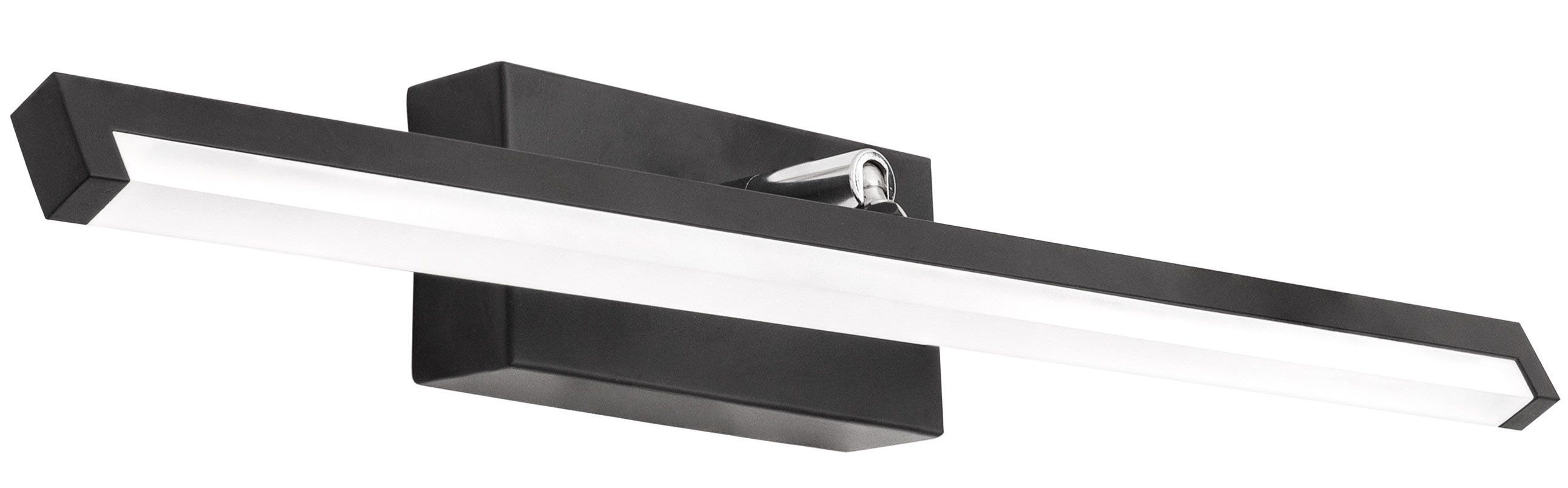 LED ZIDNA SVJETILJKA KUPAONICE IZNAD OGLEDALA 12W 50CM APP373-1W CRNA