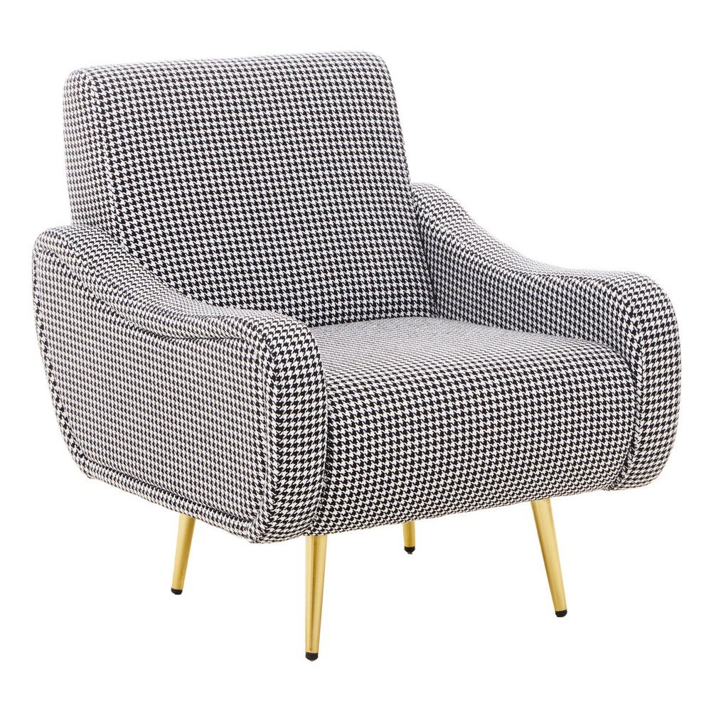 Crno-bijela fotelja Holli – Premier Housewares