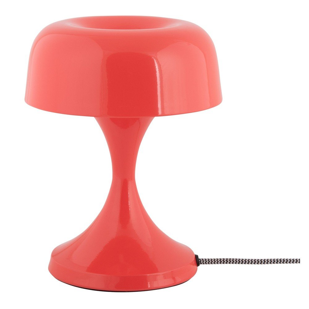 Crvena metalna stolna lampa (visina 20 cm) Moda Retro – Leitmotiv