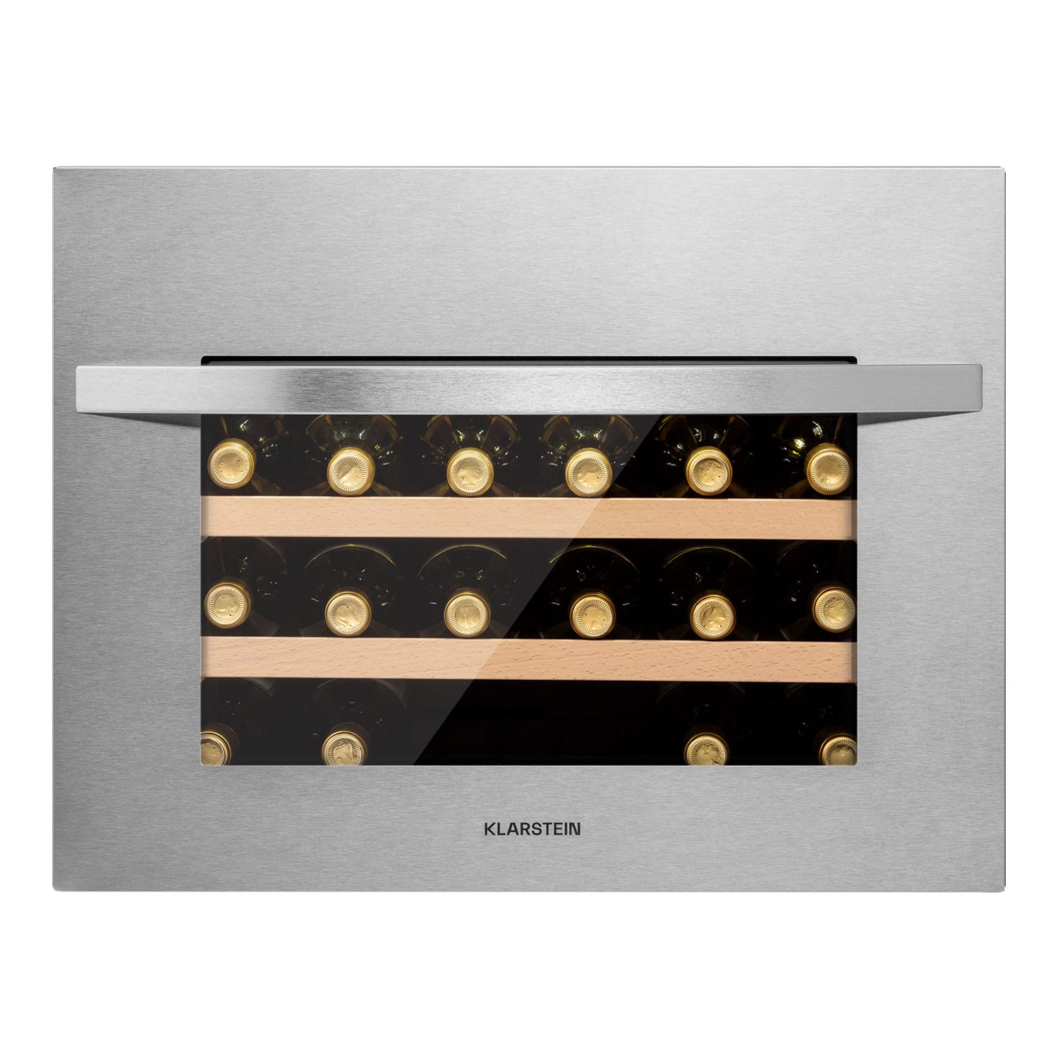 Klarstein Vinsider 24 Ugradni Uno, vinoteka, ugradbeni aparat, 1 zona, 24 boce, nehrđajući čelik
