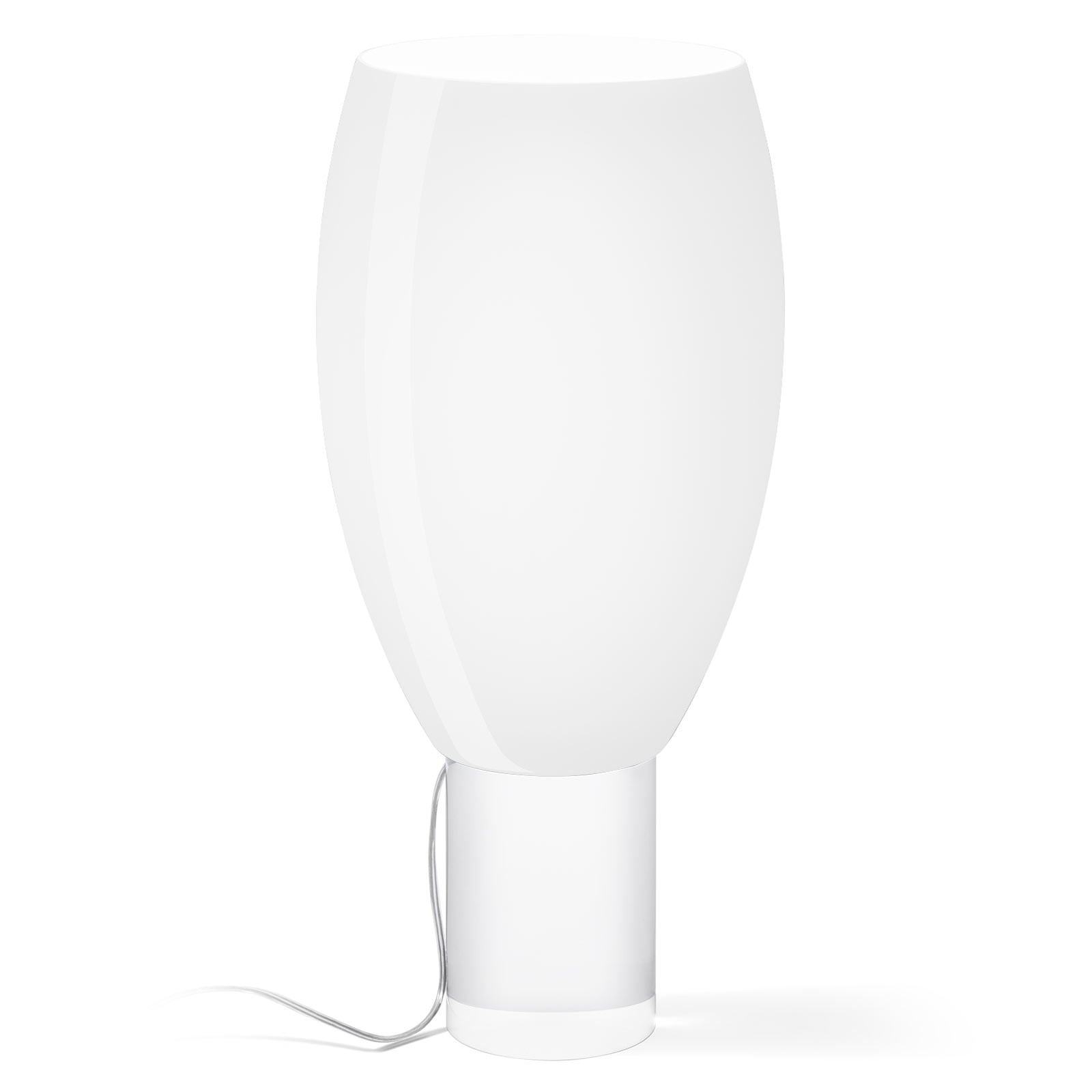 Stolna lampa Foscarini Buds 1, bijela u obliku pupoljka