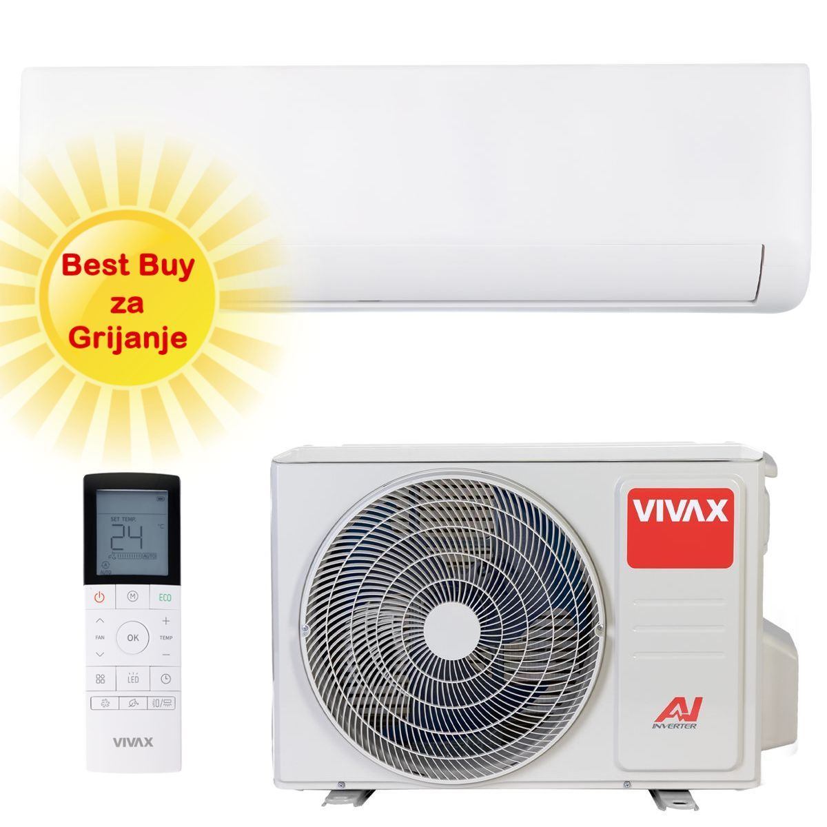 Vivax Klima Uređaj 3,52Kw Acp-12Ch35Aeri Pro R32
