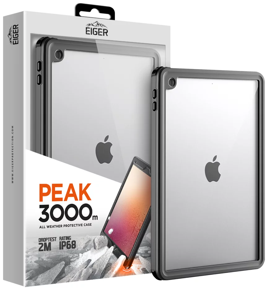 Maska Eiger Peak 3000m Case for Apple iPad 10.2 (2019) & (2020) in Black (EGPE00129)