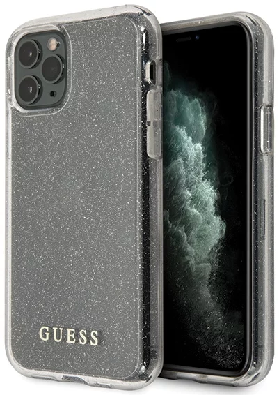 Maska Guess iPhone 11 Pro Max Silver Hard Case Glitter (GUHCN65PCGLSI)