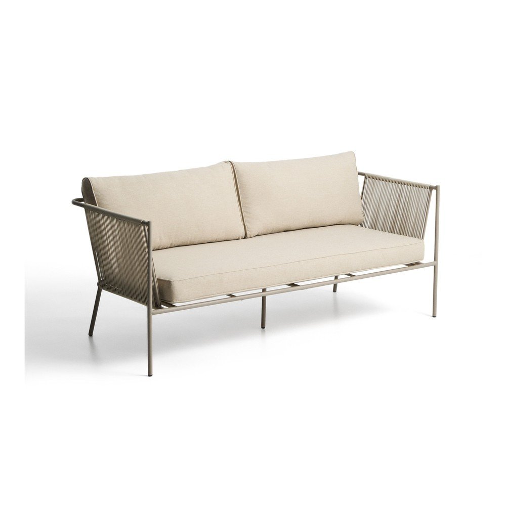Bež podstavljena vrtna sofa Zivia – Kave Home