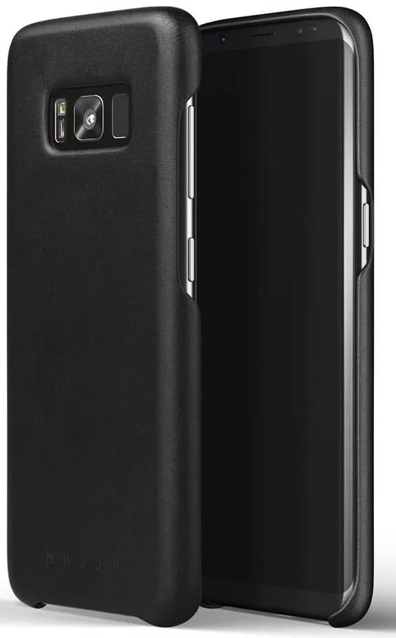 Maska MUJJO Leather Case for Galaxy S8 Plus - Black (MUJJO-CS-064-BK) 