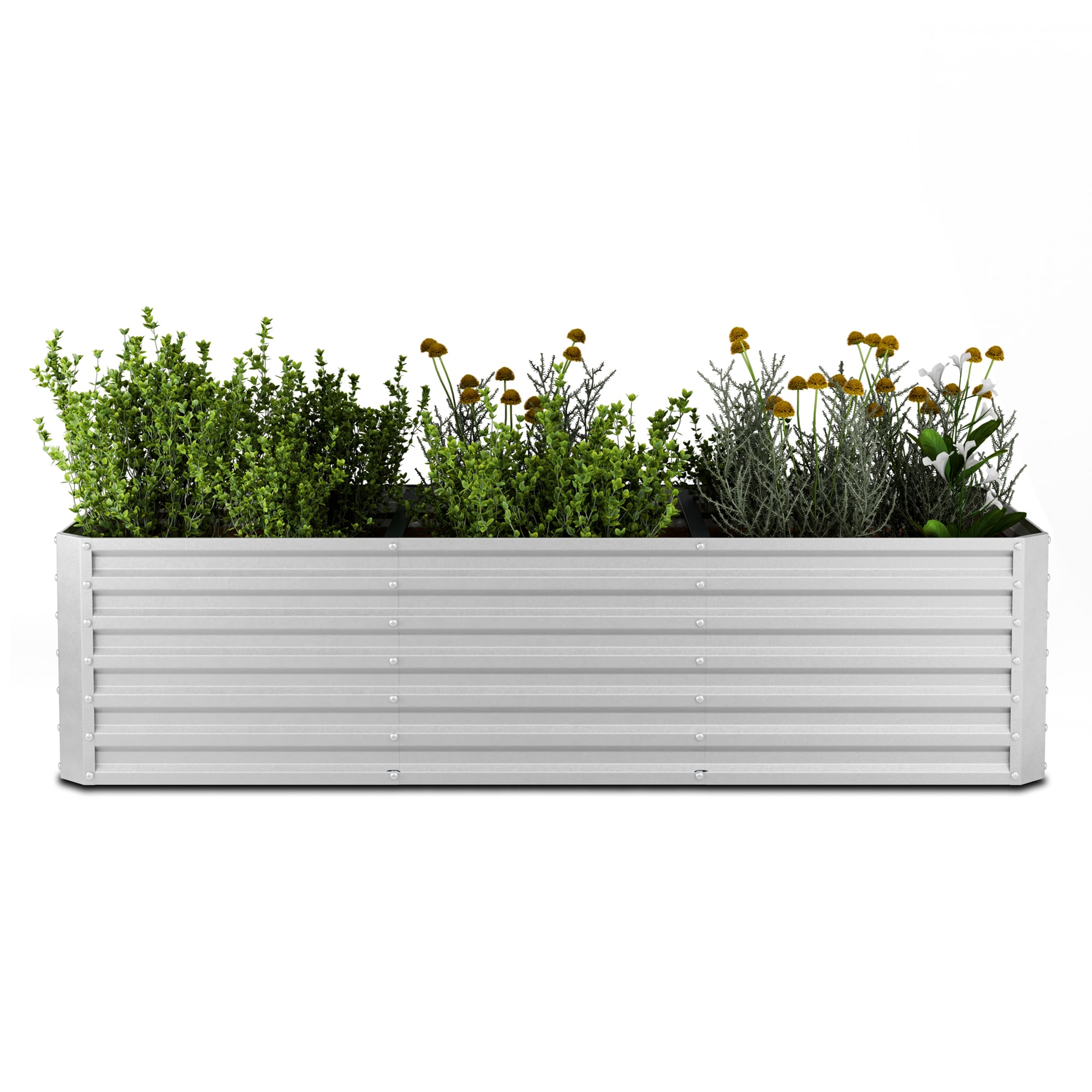 Blumfeldt High Grow Ravni podignuti krevet, 1440 L, Ergonomski, Otporan na vremenske uvjete, Otvorena baza