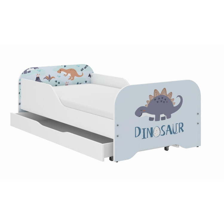 Dječji krevet MIKI s ladicom - 160x80 STEGOSAURUS