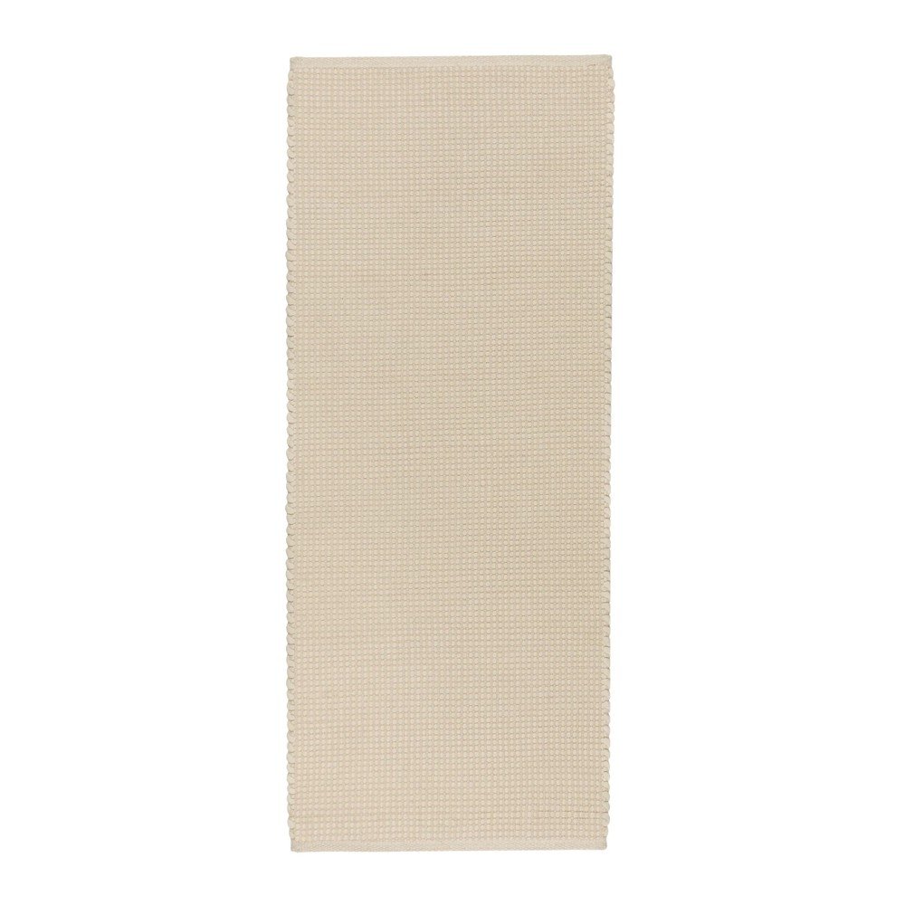 Bež ručno rađena vunena staza 80x170 cm Talo – noo.ma