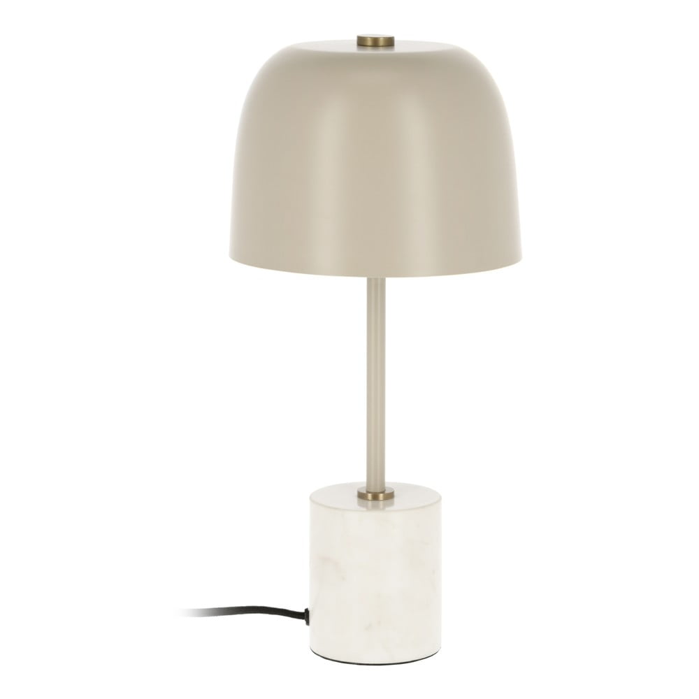 Bež stolna lampa Kave Home Alish