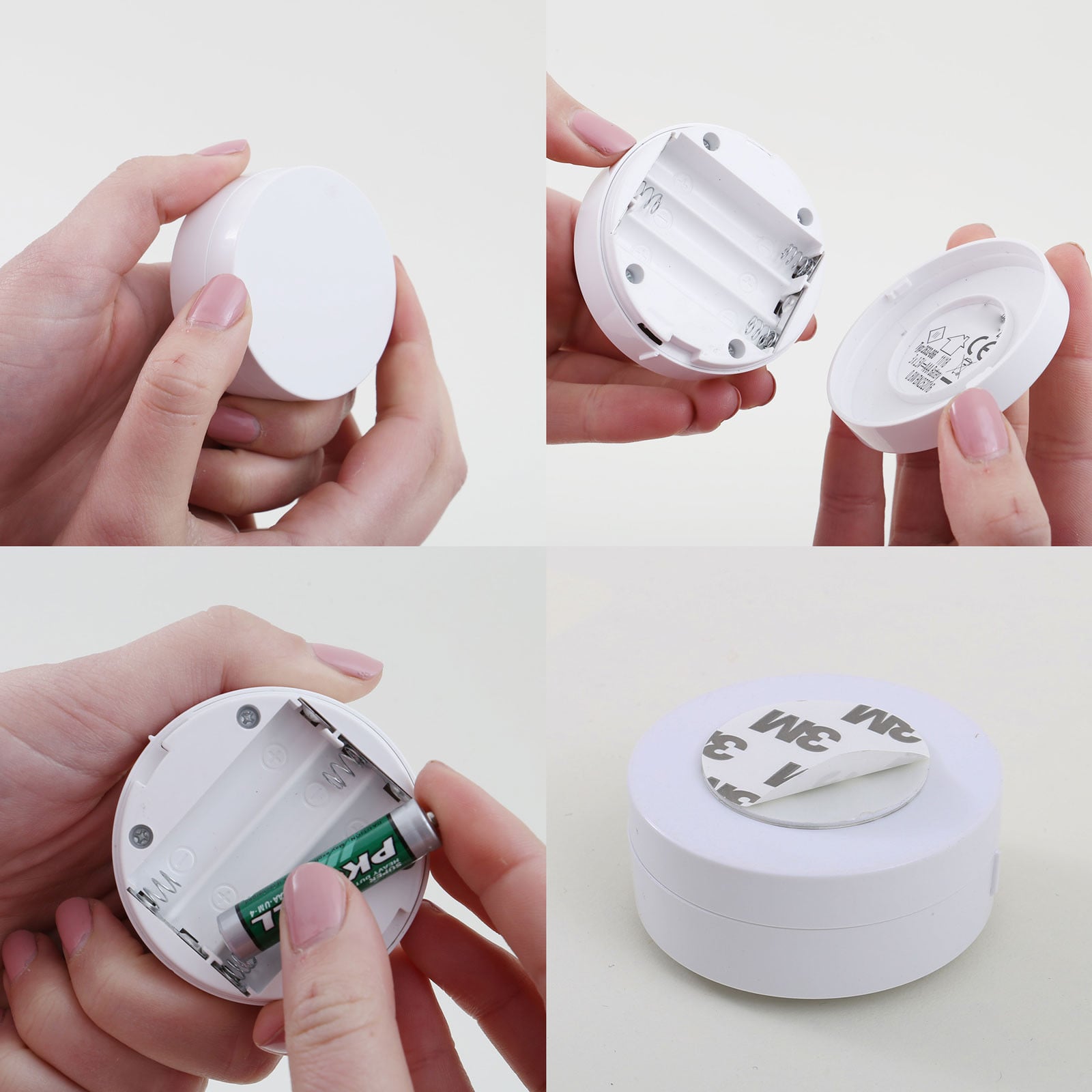 LED rasvjeta za ormarić, daljinski upravljač, set od 6 komada