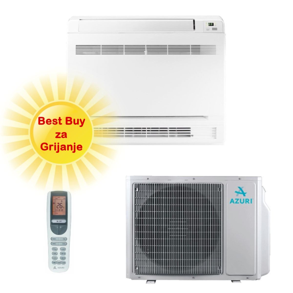 Azuri Klima Uređaj 5,2Kw Azi-Fo50Ve