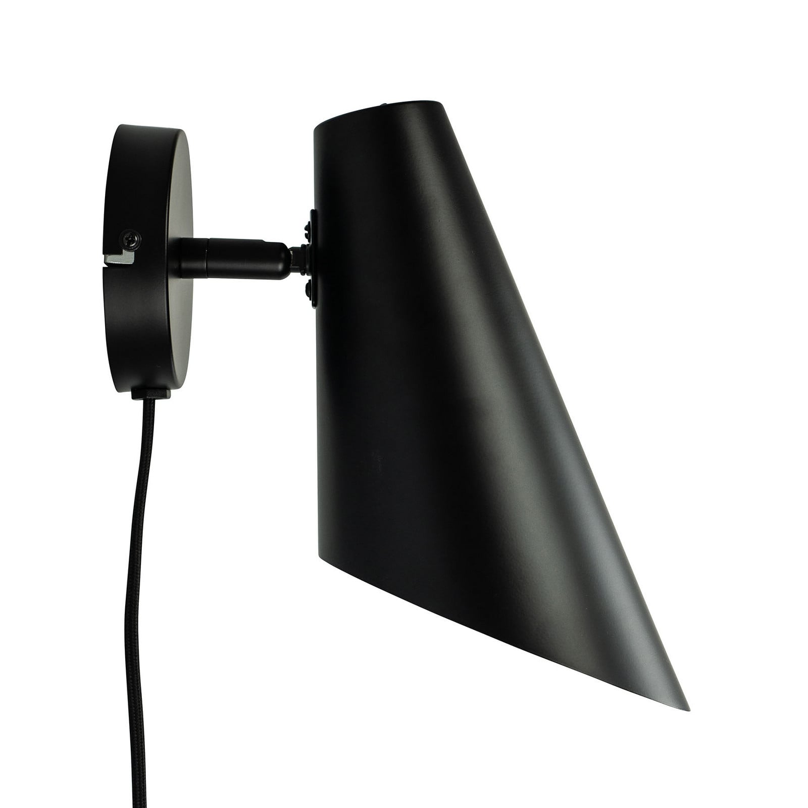 Dyberg Larsen Cale zidna lampa visina 24,5 cm crna