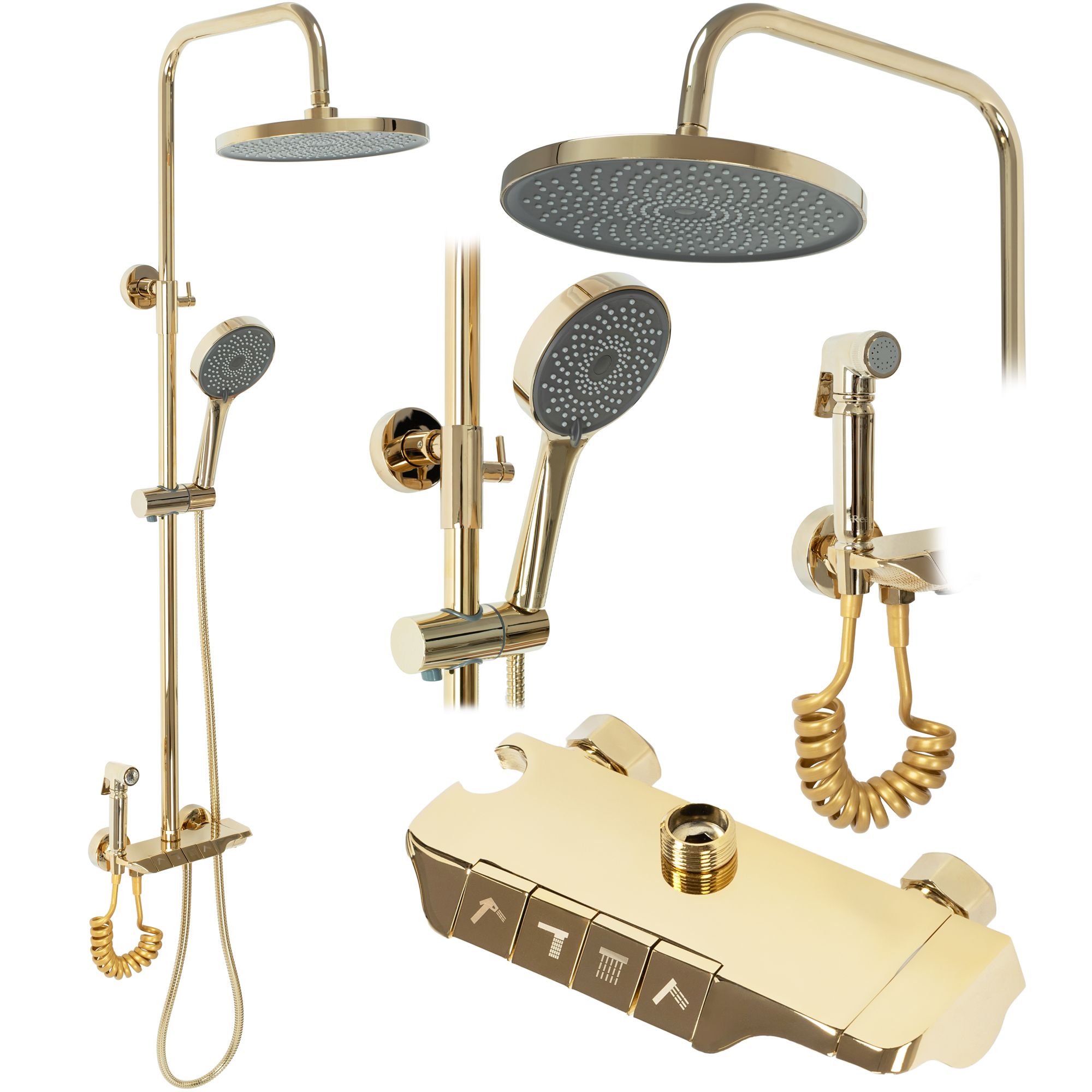 Sustav tuš garniture REA MAX Gold