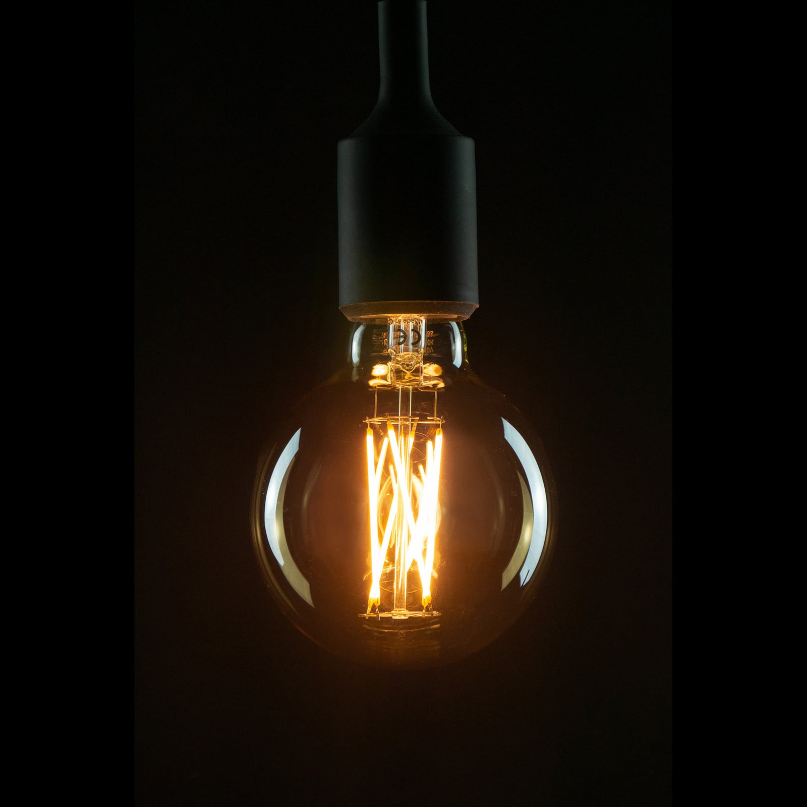 SEGULA LED globus svjetiljka E27 G95 5W 2.200K zlatna dim