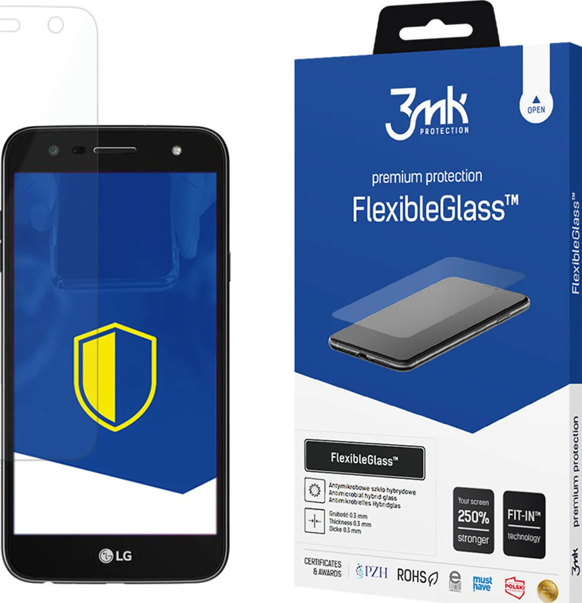Zaštitno staklo 3MK FlexibleGlass LG X Power 2 Hybrid Glass