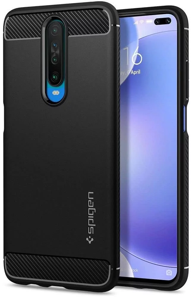 Maska SPIGEN RUGGED ARMOR XIAOMI POCOPHONE X2/REDMI K30 MATTE BLACK