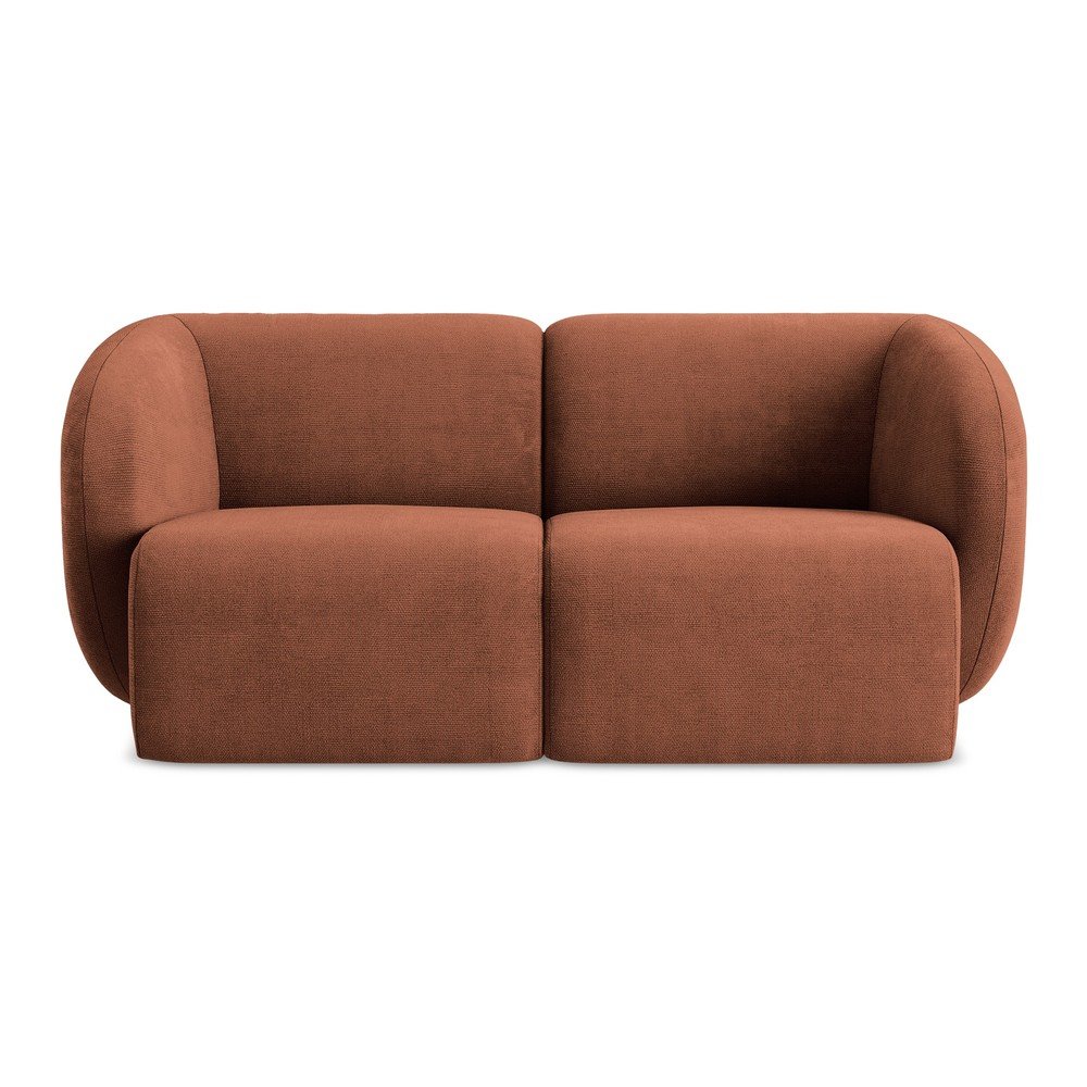 Sofa od šenila boja terakote 174 cm Lani – Makamii