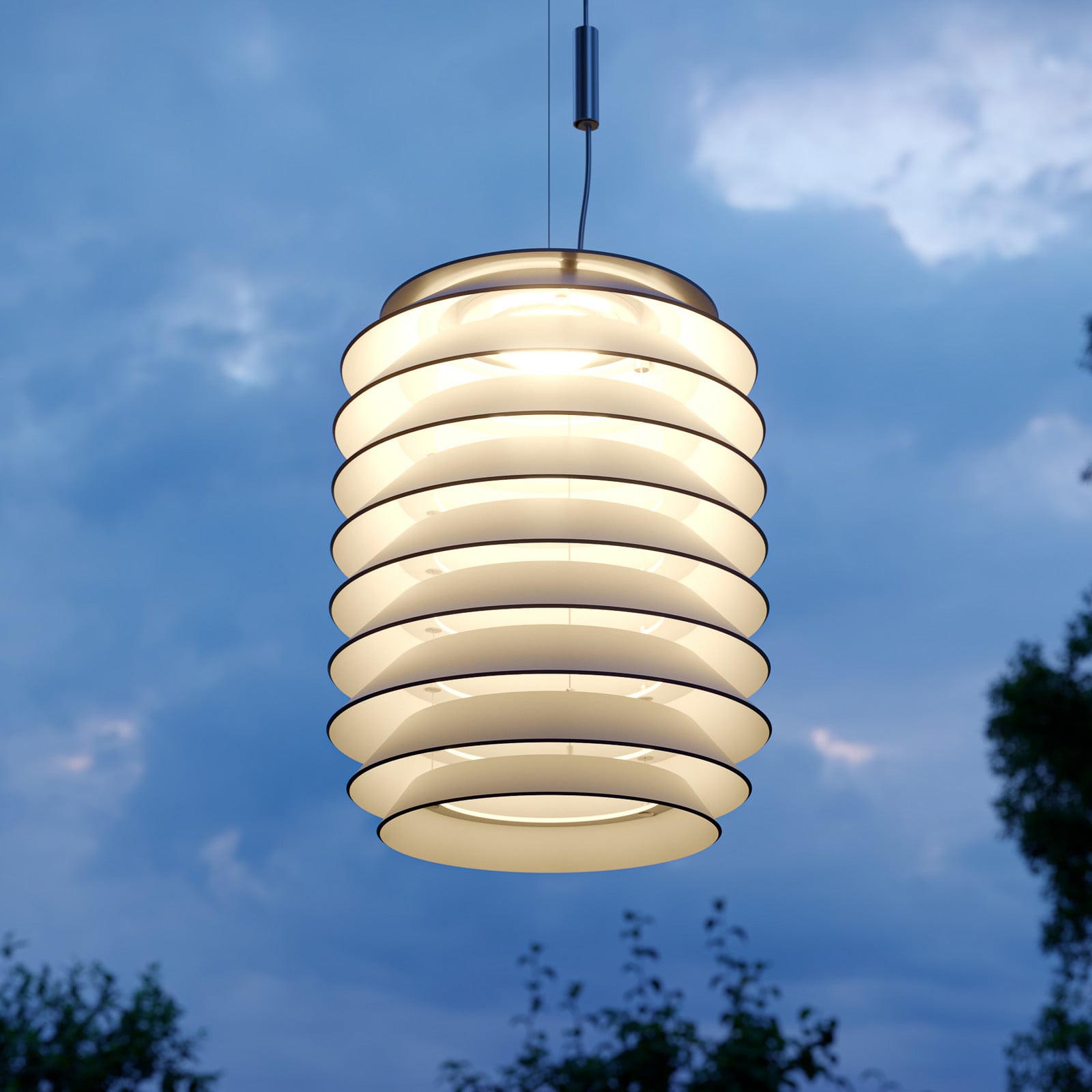 Artemide Slicing LED viseća svjetiljka, IP65, Ø 21 cm