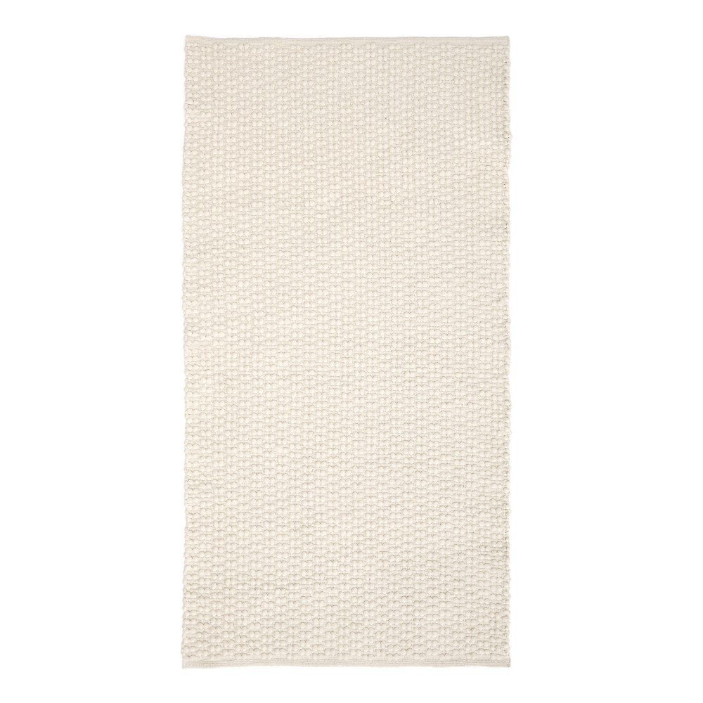 Krem ručno rađena staza od mješavine pamuka 70x140 cm Mascarell – Kave Home